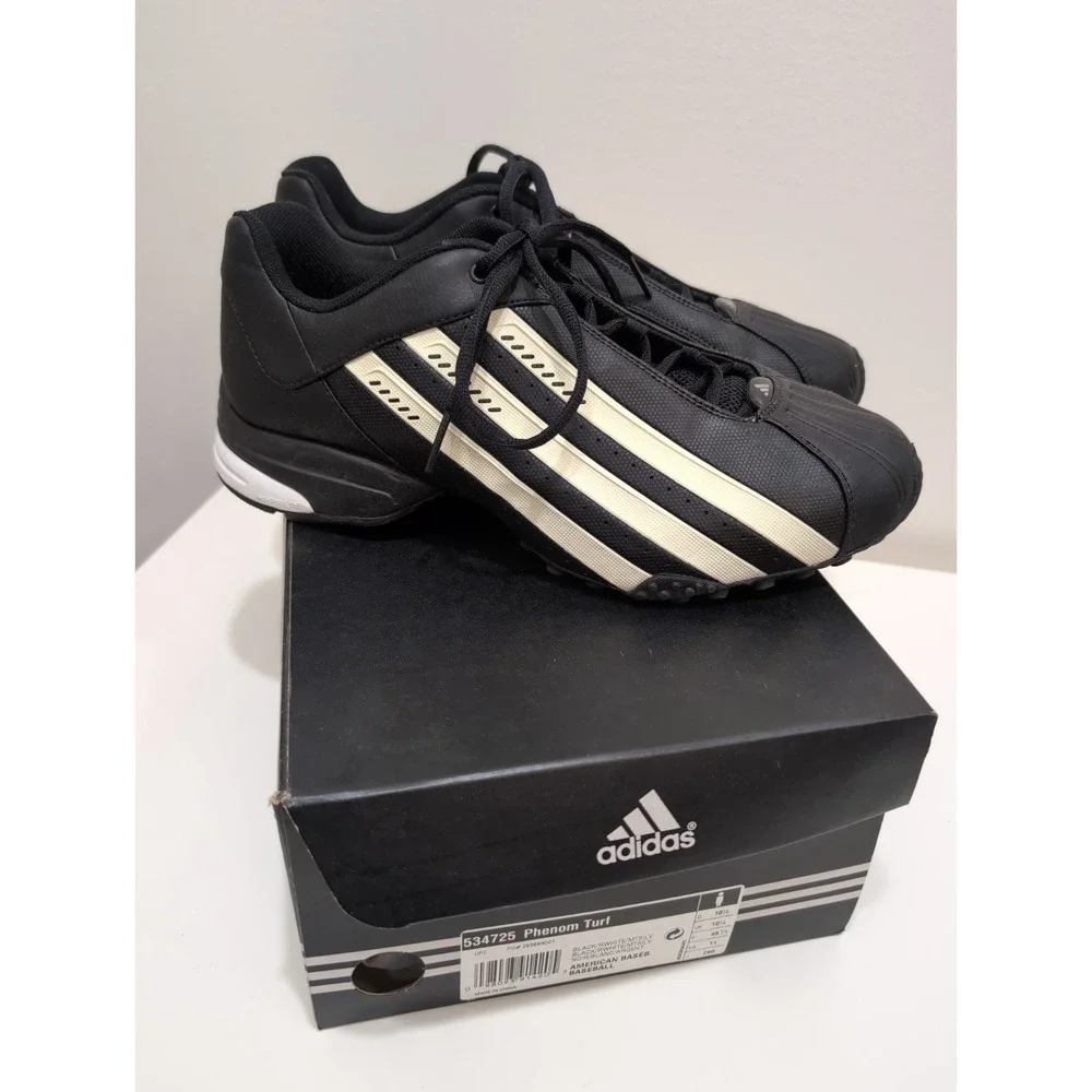 NWB Adidas Climacool Phenom Lo Men's Baseball Turf Cleats  Black/White Sz 11